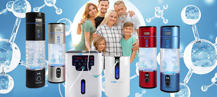 Anwendung Familie Wasserstoffwasser Trinken Wasserstoff Inhalieren Inhalatoren