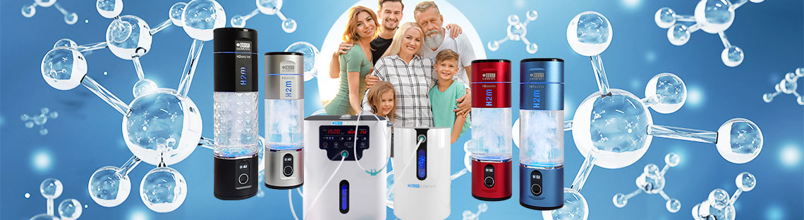 Anwendung Familie Wasserstoffwasser Trinken Wasserstoff Inhalieren Inhalatoren