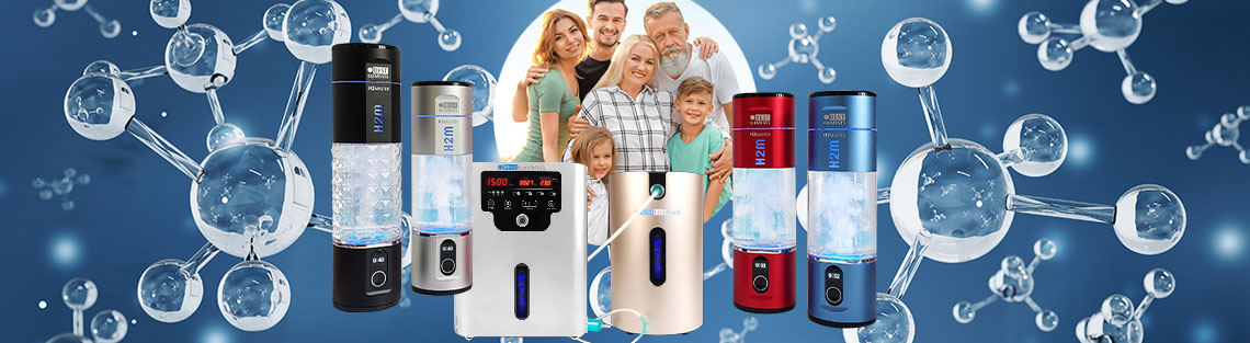 Anwendung Familie Wasserstoffwasser Trinken Wasserstoff Inhalieren