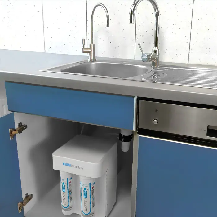 BE WA3 Umkehrosmose-Wasserfilter Produktbild unter Spüle