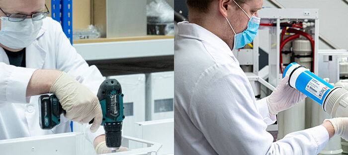 Umkehrosmose Wasserfilter Produktion