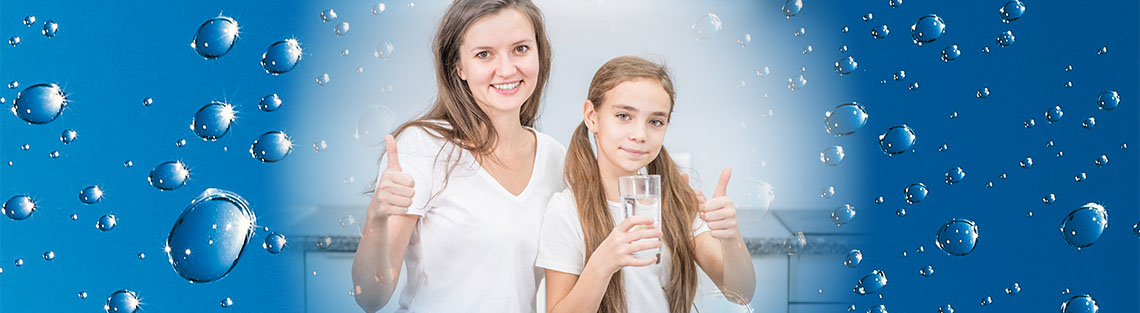 Wasser trinken für Familien