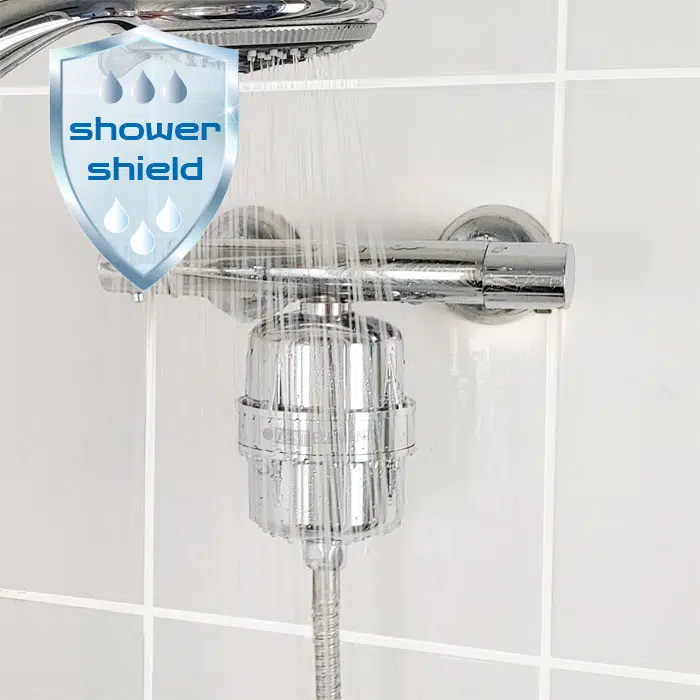 Filtro de ducha ShowerShield SH18 contra cal, cloro, bacterias