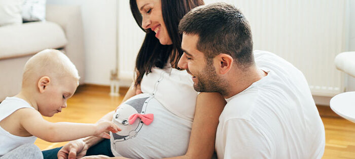 Familie mit Kleinkind