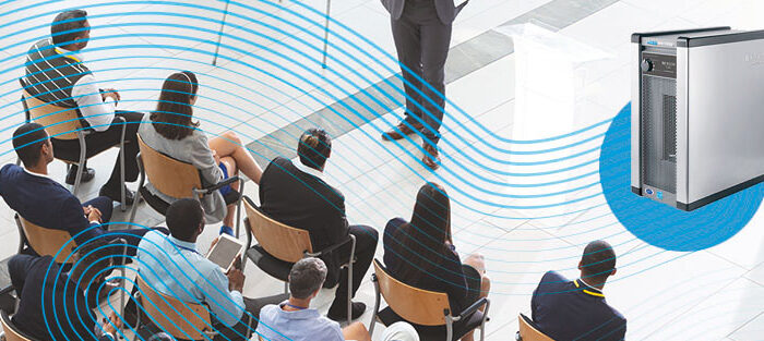 Konferenz mit ActivePure Luftreiniger Beyond