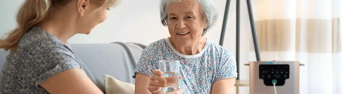 Wasserstoff in der Geriatrie, Trinken und Inhalation im Alter